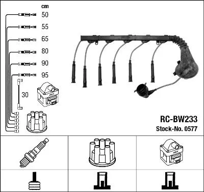 Ontstekingskabelset NGK 0577)