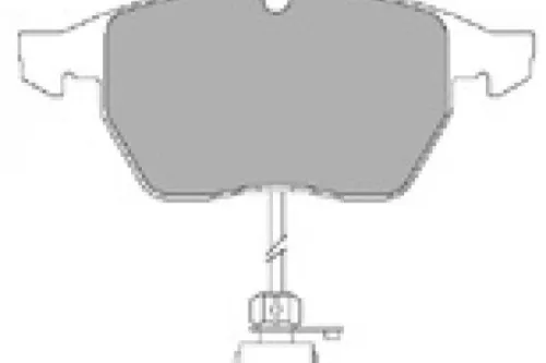 Brake Pad Set, disc brake MAPCO 6396)