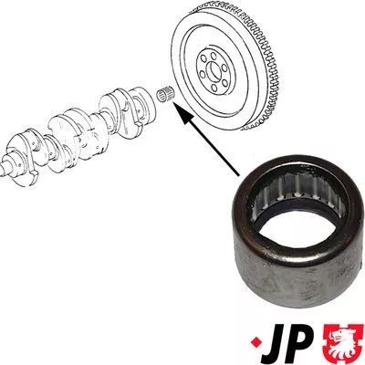 Pilot Bearing, clutch JP GROUP 1110450300)