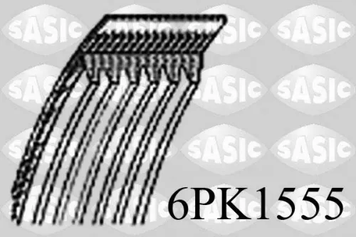 V-ribbed Belt SASIC 6PK1555)
