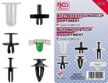 Bevestigingsclipset, behuizing BGS 9042)