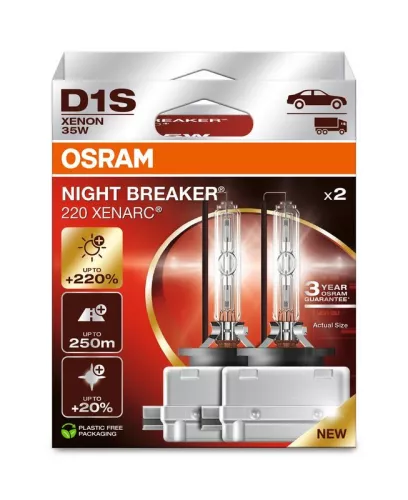 Lamp, koplamp ams-OSRAM 66140XN2-2HB)