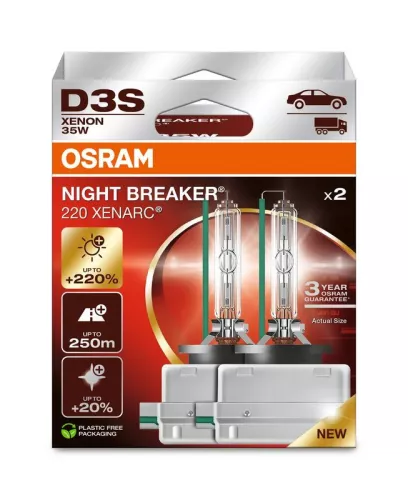 Lamp, koplamp ams-OSRAM 66340XN2-2HB)