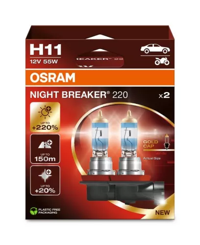 Lamp, hoekverlichting ams-OSRAM 64211NB220-2HB)