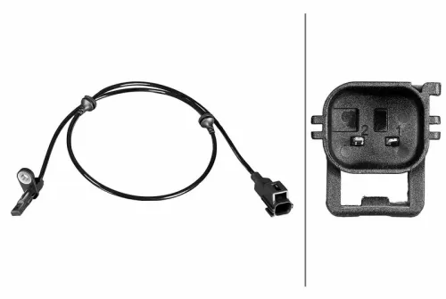 Sensor, wielsnelheid HELLA 6PU 358 216-381)