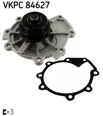 Water Pump, engine cooling SKF VKPC 84627)