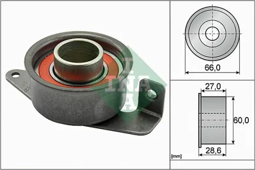 Tensioner Pulley, timing belt Schaeffler INA 531 0029 20)