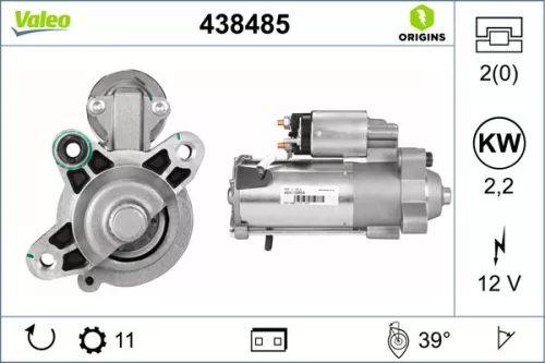 Starter VALEO 438485)