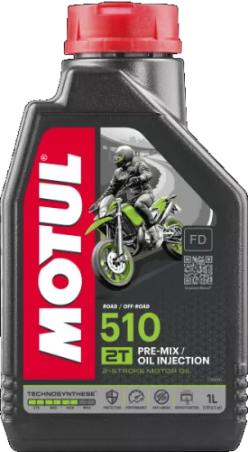 Motul 510 2T 1L 2-Stroke Engine Oil – API TC, ISO-L-EGD, JASO FD – MOTUL MOTUL 104028)