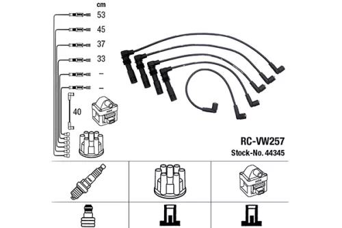 Ontstekingskabelset NGK 44345)