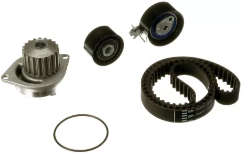 Waterpomp- en distributieriemset GATES KP25581XS)