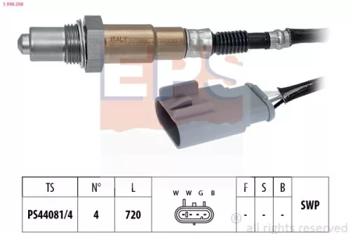 Oxygen Sensor EPS 1.998.208)