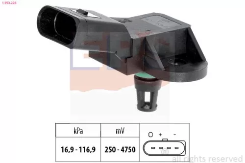 Luchtdruksensor, hoogteaanpassing EPS 1.993.226)