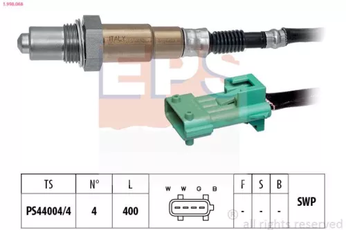 Oxygen Sensor EPS 1.998.068)