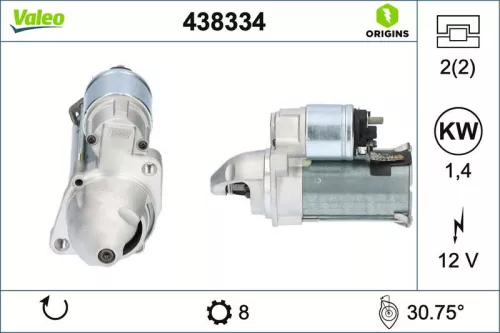 Starter VALEO 438334)