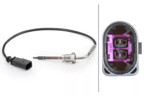 Sensor, exhaust gas temperature HELLA 6PT 014 494-071)