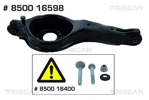 Control/Trailing Arm, wheel suspension TRISCAN 8500 16598)