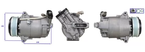 Compressor, airconditioning ELSTOCK 51-0247)