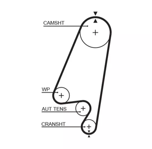 Distributieriem GATES 5367XS)