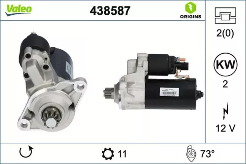 Starter VALEO 438587)