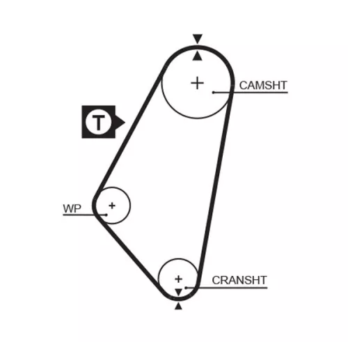 Distributieriem GATES 5083)