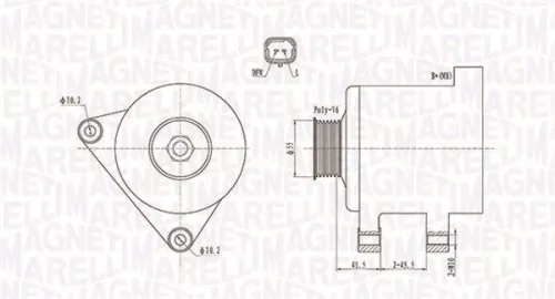 Dynamo MAGNETI MARELLI 063731741010)