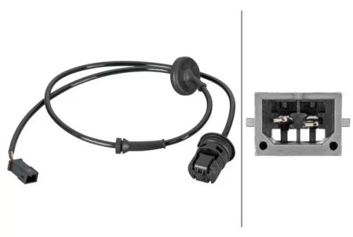 Sensor, wielsnelheid HELLA 6PU 012 806-901)
