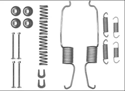 Accessory Kit, brake shoes TEXTAR 97041900)
