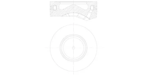 Piston MAHLE 081 PI 00105 000)