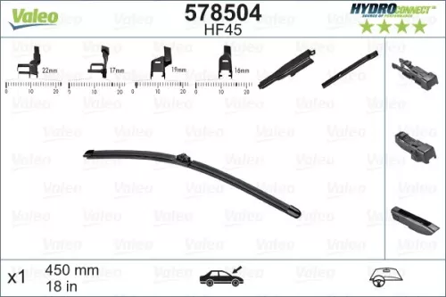 Ruitenwisser VALEO 578504)
