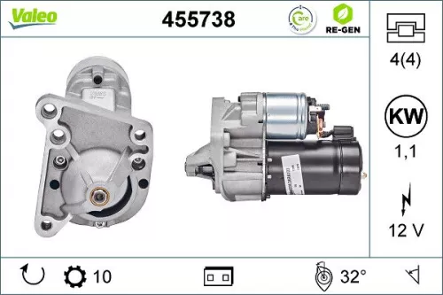 Starter VALEO 455738)
