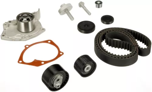 Waterpomp- en distributieriemset GATES KP45550XS)