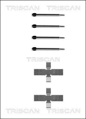 Accessoirekit, schijfremblokken TRISCAN 8105 101288)