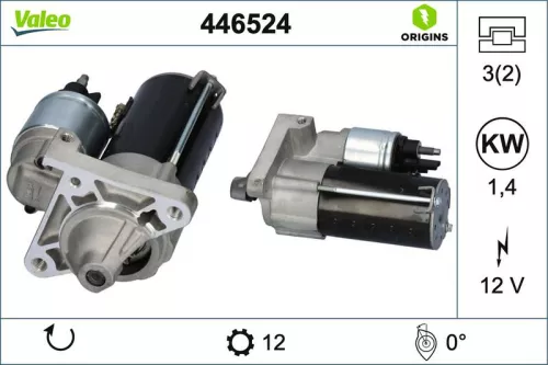 Starter VALEO 446524)
