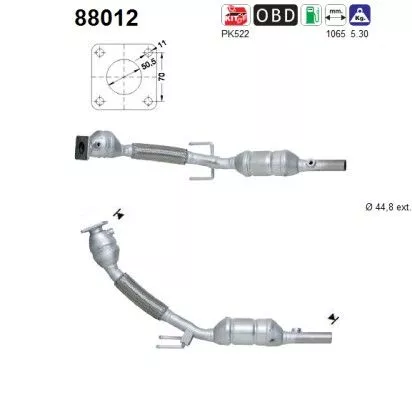 Katalysator AS 88012)