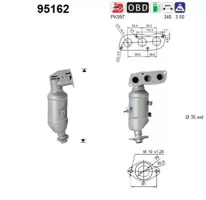 Katalysator AS 95162)