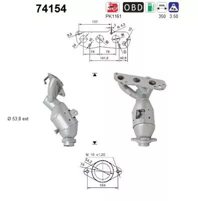 Katalysator AS 74154)