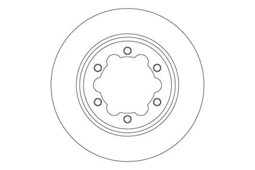 Remschijf TRW DF6774S)