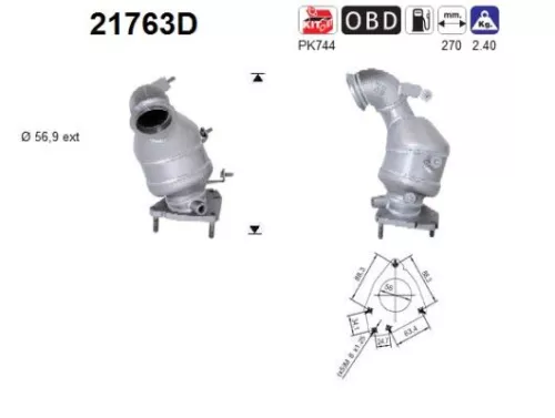 Katalysator AS 21763D)