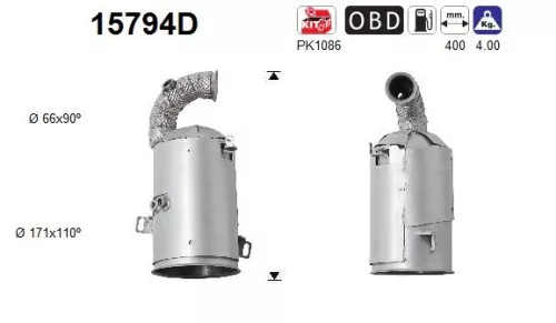 Katalysator AS 15794D)