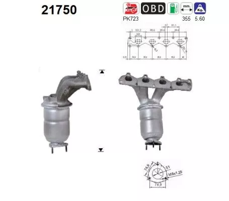Katalysator AS 21750)