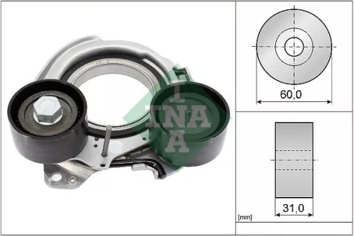 Riemspanner, V-geribbelde riem Schaeffler INA 534 0934 10)