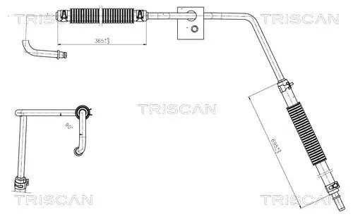 Hydraulische slang, stuurinrichting TRISCAN 8516 16035)