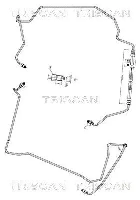 Hydraulische slang, stuurinrichting TRISCAN 8516 27001)