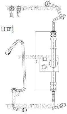 Hydraulische slang, stuurinrichting TRISCAN 8516 27003)