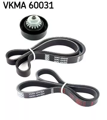 V-ribbed Belt Set SKF VKMA 60031)