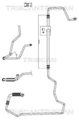 Hydraulische slang, stuurinrichting TRISCAN 8516 28002)