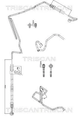 Hydraulische slang, stuurinrichting TRISCAN 8516 29006)