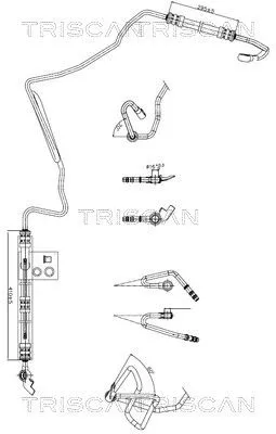 Hydraulische slang, stuurinrichting TRISCAN 8516 29009)