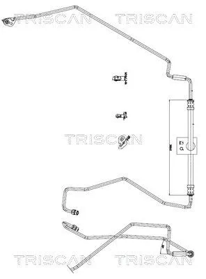 Hydraulische slang, stuurinrichting TRISCAN 8516 16046)